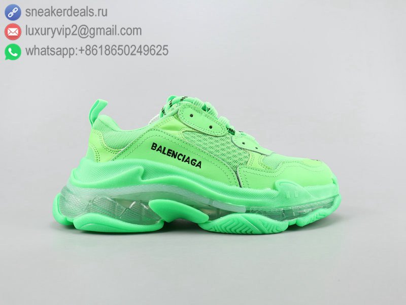 Balenciaga Triple S 3.0 Unisex Sneakers Green UEL3890828